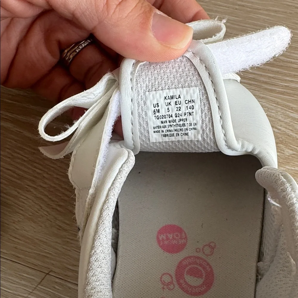 Toddler stride rite 360 white shoes - Picture 3 of 5